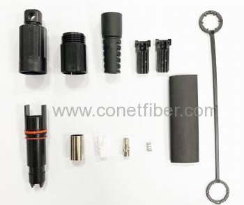 H optic (SC/APC) Connector Kits for round cable