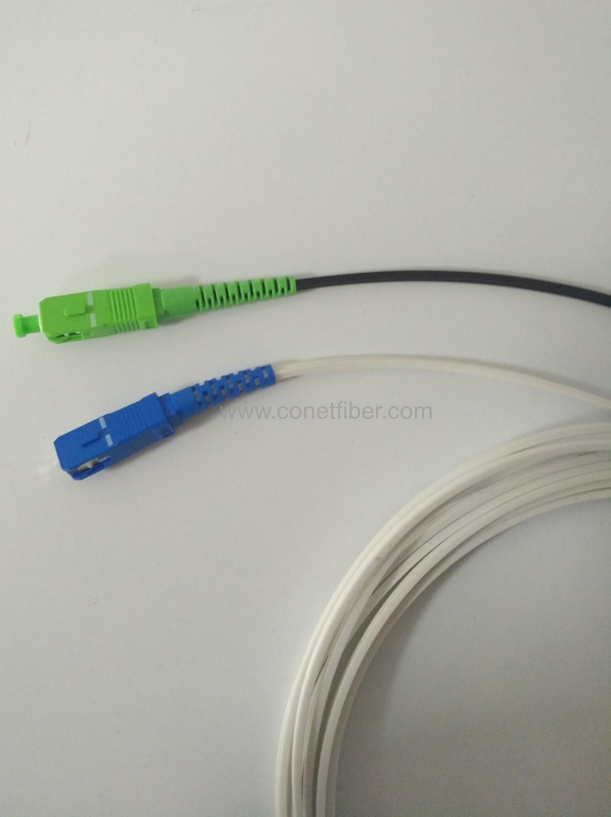 2 cores non self-support G657A1 FRP LSZH flat drop cable