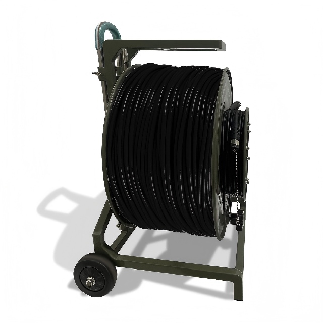 Outdoor Armored Cable Reel for Field Deployment